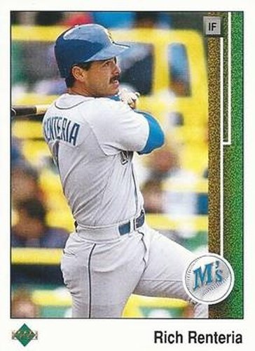 #547 Rich Renteria - Seattle Mariners - 1989 Upper Deck Baseball