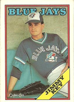 #47 Jimmy Key - Toronto Blue Jays - 1988 O-Pee-Chee Baseball
