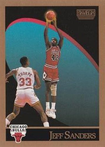 #47 Jeff Sanders - Chicago Bulls - 1990-91 SkyBox Basketball