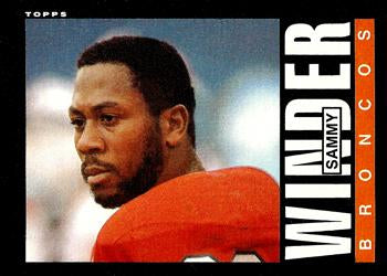 #247 Sammy Winder - Denver Broncos - 1985 Topps Football