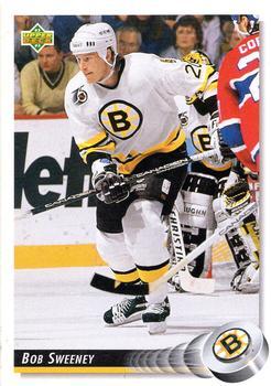 #47 Bob Sweeney - Boston Bruins - 1992-93 Upper Deck Hockey