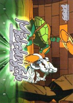 #47 Michelangelo Turtle-ism: "Mean Green Smackdown - 2003 Fleer Teenage Mutant Ninja Turtles