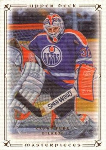 #47 Grant Fuhr - Edmonton Oilers - 2008-09 Upper Deck Masterpieces Hockey