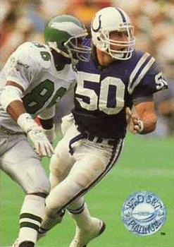 #47 Duane Bickett - Indianapolis Colts - 1991 Pro Set Platinum Football