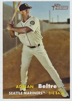 #47 Adrian Beltre - Seattle Mariners - 2006 Topps Heritage Baseball