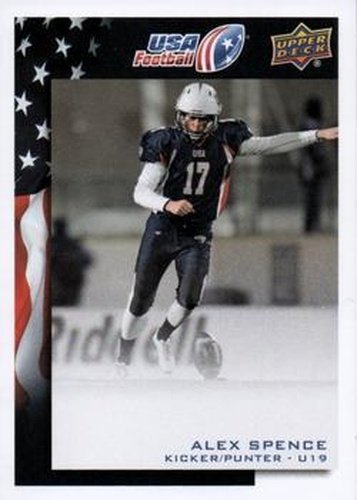 #47 Alex Spence - USA - 2014 Upper Deck USA Football