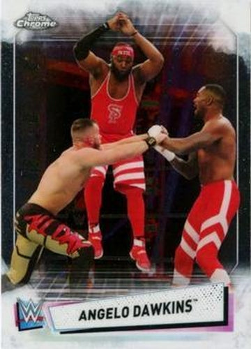 #47 Angelo Dawkins - 2021 Topps WWE Chrome Wrestling