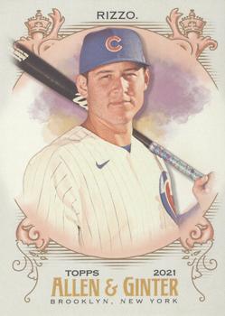 #47 Anthony Rizzo - Chicago Cubs - 2021 Topps Allen & Ginter Baseball