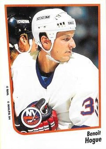 #47 Benoit Hogue - New York Islanders - 1994-95 Panini Hockey Stickers