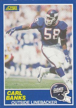 #47 Carl Banks - New York Giants - 1989 Score Football