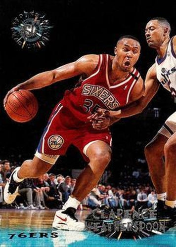 #47 Clarence Weatherspoon - Philadelphia 76ers - 1995-96 Stadium Club Basketball