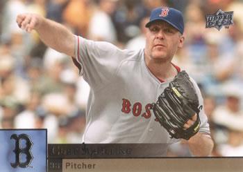#47 Curt Schilling - Boston Red Sox - 2009 Upper Deck Baseball