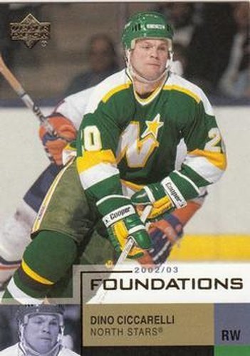 #47 Dino Ciccarelli - Minnesota North Stars - 2002-03 Upper Deck Foundations Hockey