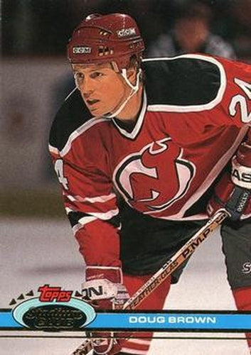 #47 Doug Brown - New Jersey Devils - 1991-92 Stadium Club Hockey