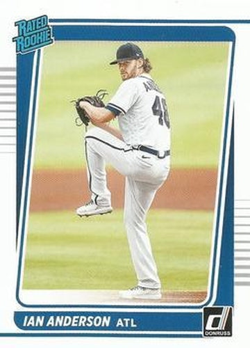 #47 Ian Anderson - Atlanta Braves - 2021 Donruss Baseball