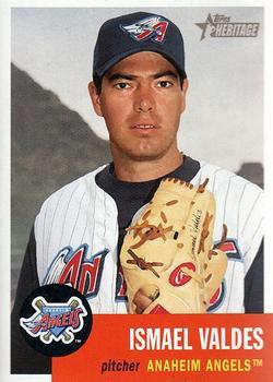 #47 Ismael Valdes - Anaheim Angels - 2002 Topps Heritage Baseball