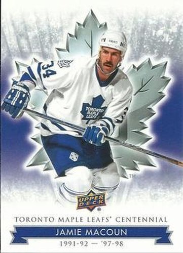 #47 Jamie Macoun - Toronto Maple Leafs - 2017 Upper Deck Toronto Maple Leafs Centennial Hockey
