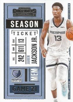#47 Jaren Jackson Jr. - Memphis Grizzlies - 2020-21 Panini Contenders Basketball