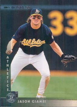 #47 Jason Giambi - Oakland Athletics - 1997 Donruss Baseball