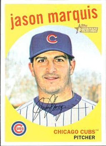 #47 Jason Marquis - Chicago Cubs - 2008 Topps Heritage Baseball