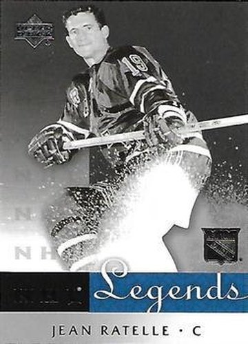 #47 Jean Ratelle - New York Rangers - 2001-02 Upper Deck Legends Hockey
