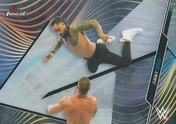 #47 Jimmy Uso - 2020 Topps WWE Finest Wrestling
