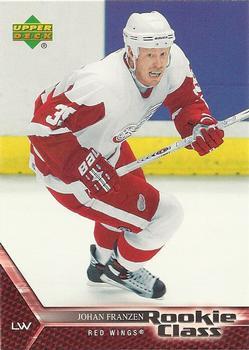 #47 Johan Franzen - Detroit Red Wings - 2005-06 Upper Deck Rookie Class Box Set Hockey