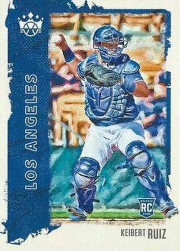 #47 Keibert Ruiz - Los Angeles Dodgers - 2021 Panini Diamond Kings Baseball