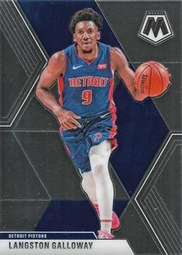#47 Langston Galloway - Detroit Pistons - 2019-20 Panini Mosaic Basketball