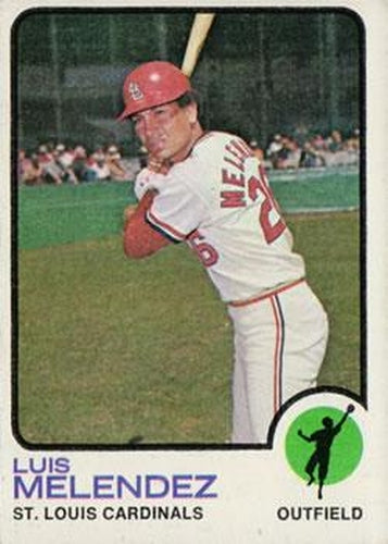 #47 Luis Melendez - St. Louis Cardinals - 1973 Topps Baseball