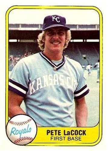 #47 Pete LaCock - Kansas City Royals - 1981 Fleer Baseball