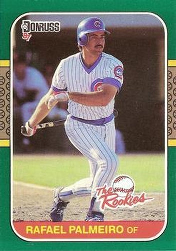 #47 - Rafael Palmeiro - Chicago Cubs - 1987 Donruss The Rookies Baseball