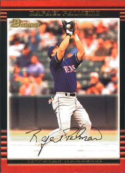 #47 Rafael Palmeiro - Texas Rangers - 2002 Bowman Baseball