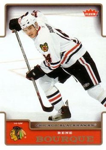 #47 Rene Bourque - Chicago Blackhawks - 2006-07 Fleer Hockey