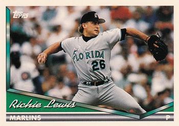 #47 Richie Lewis - Florida Marlins - 1994 Topps Baseball