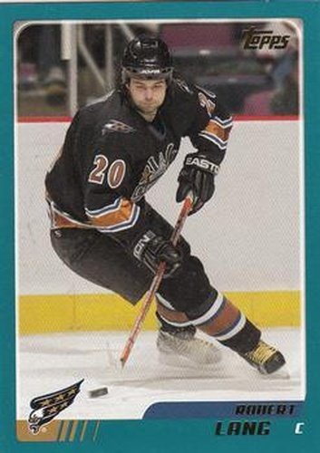 #47 Robert Lang - Washington Capitals - 2003-04 Topps Hockey