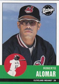 #47 Roberto Alomar - Cleveland Indians - 2001 Upper Deck Vintage Baseball