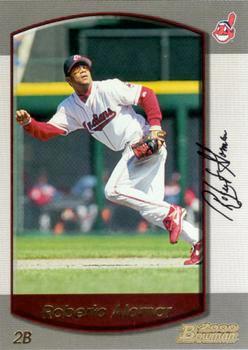 #47 Roberto Alomar - Cleveland Indians - 2000 Bowman Baseball