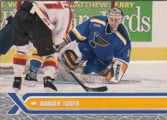 #47 Roman Turek - St. Louis Blues - 2000-01 Stadium Club Hockey