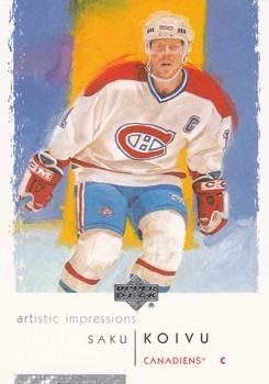 #47 Saku Koivu - Montreal Canadiens - 2002-03 UD Artistic Impressions Hockey