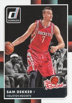 #47 Sam Dekker - Houston Rockets - 2015-16 Donruss - The Rookies Basketball