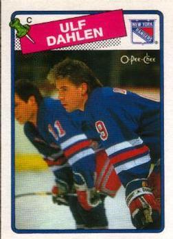 #47 Ulf Dahlen - New York Rangers - 1988-89 O-Pee-Chee Hockey