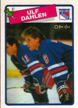 #47 Ulf Dahlen - New York Rangers - 1988-89 O-Pee-Chee Hockey