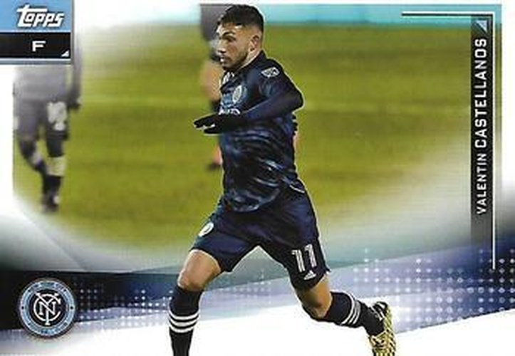 #47 Valentin Castellanos - New York City FC - 2021 Topps MLS Soccer