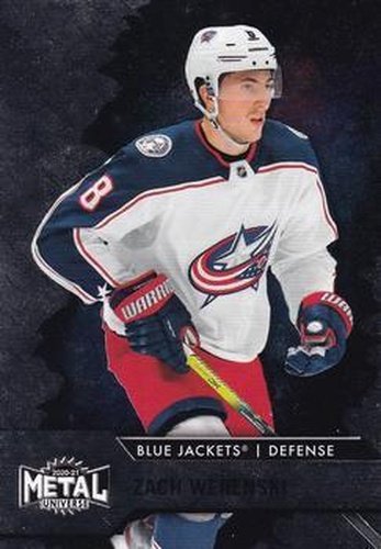 #47 Zach Werenski - Columbus Blue Jackets - 2020-21 Skybox Metal Universe Hockey