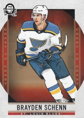 #47 Brayden Schenn - St. Louis Blues - 2018-19 O-Pee-Chee Coast to Coast Hockey