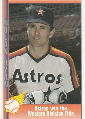 #47 Astros win Western Division Title - Houston Astros - 1991 Pacific Nolan Ryan Texas Express I Baseball