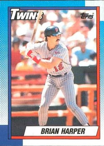 #47 Brian Harper - Minnesota Twins - 1990 O-Pee-Chee Baseball