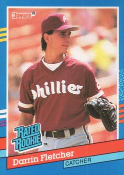 #47 Darrin Fletcher - Philadelphia Phillies - 1991 Donruss Baseball