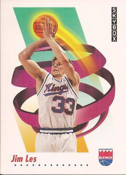 #247 Jim Les - Sacramento Kings - 1991-92 SkyBox Basketball